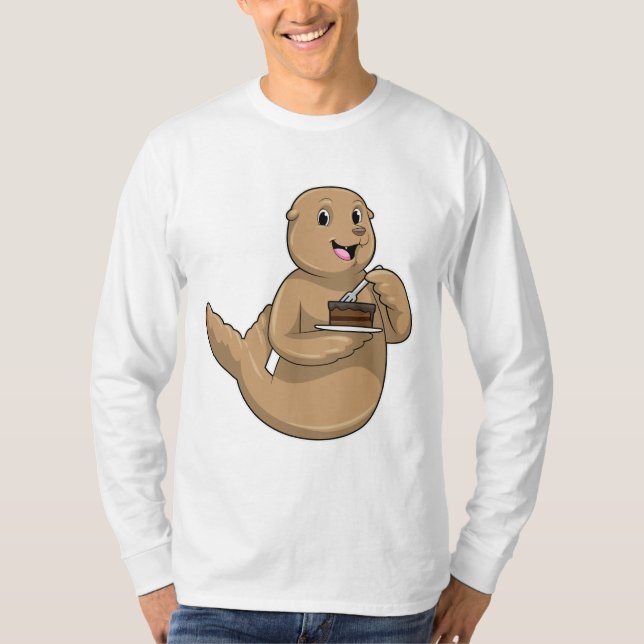 Seal with Cake T-Shirt (Front)