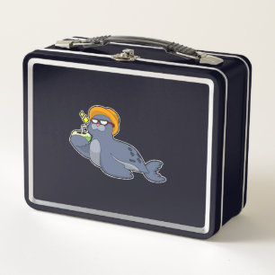 Seal with Coconut Metal Lunch Box