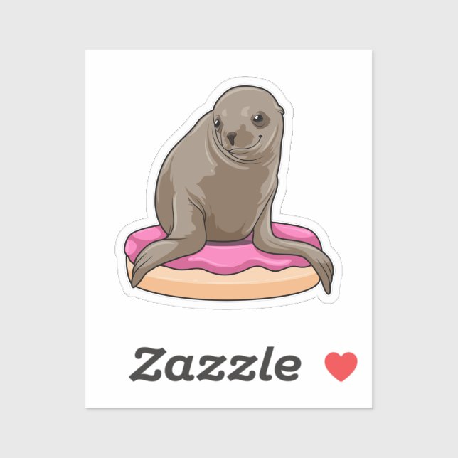 Seal with Donut (Sheet)