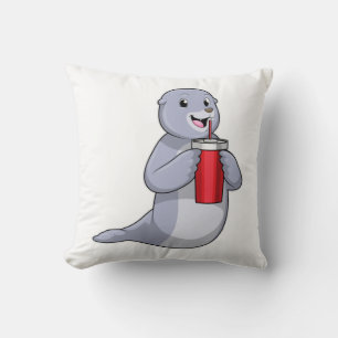 Seal with Drinking cup Cushion