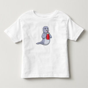 Seal with Drinking cup Toddler T-Shirt