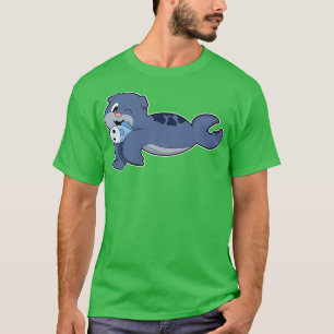 Seal with Fish 4 T-Shirt