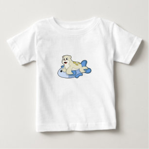 Seal with Fish Baby T-Shirt