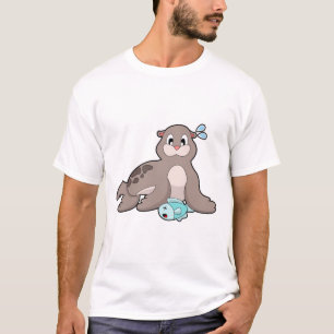 Seal with Fish T-Shirt