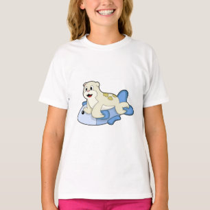 Seal with Fish T-Shirt