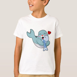 Seal with Fish T-Shirt