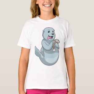 Seal with Fish T-Shirt