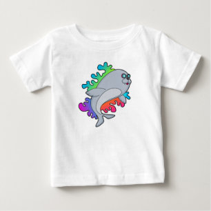 Seal with Glasses Baby T-Shirt