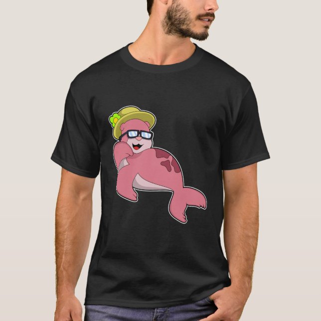 Seal with Glasses.PNG T-Shirt (Front)