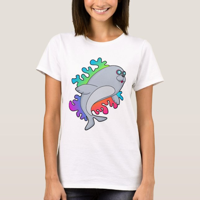 Seal with Glasses T-Shirt (Front)