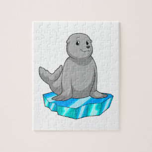 Seal with Ice floe Jigsaw Puzzle