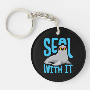 Seal With It Sea Animal Key Ring