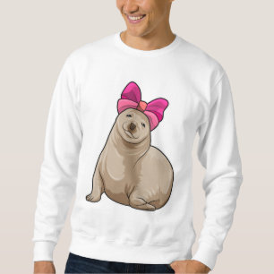 Seal with Ribbon Sweatshirt