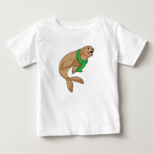 Seal with Scarf Baby T-Shirt