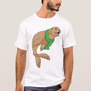 Seal with Scarf T-Shirt