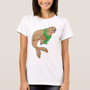 Seal with Scarf T-Shirt