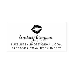 Sealed With a Kiss Lip Product Distributor Self-inking Stamp