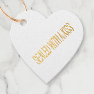 sealed with a kiss love quotes favour tags