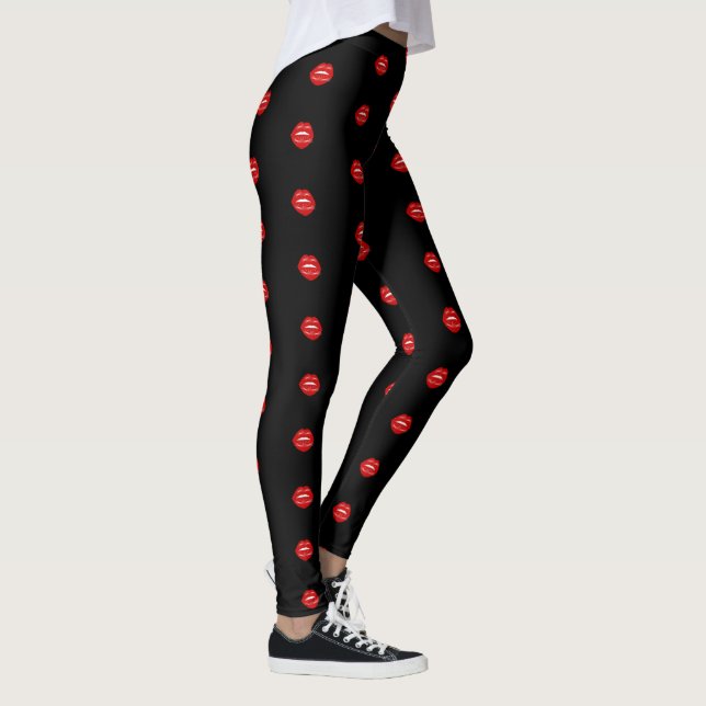 sealed with a kiss love quotes leggings (Right)