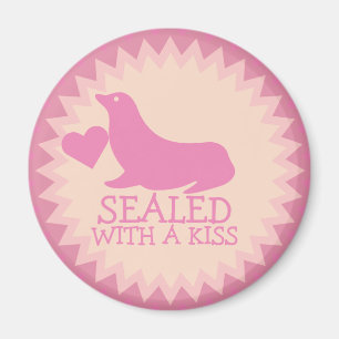 Sealed With A Kiss Magnet