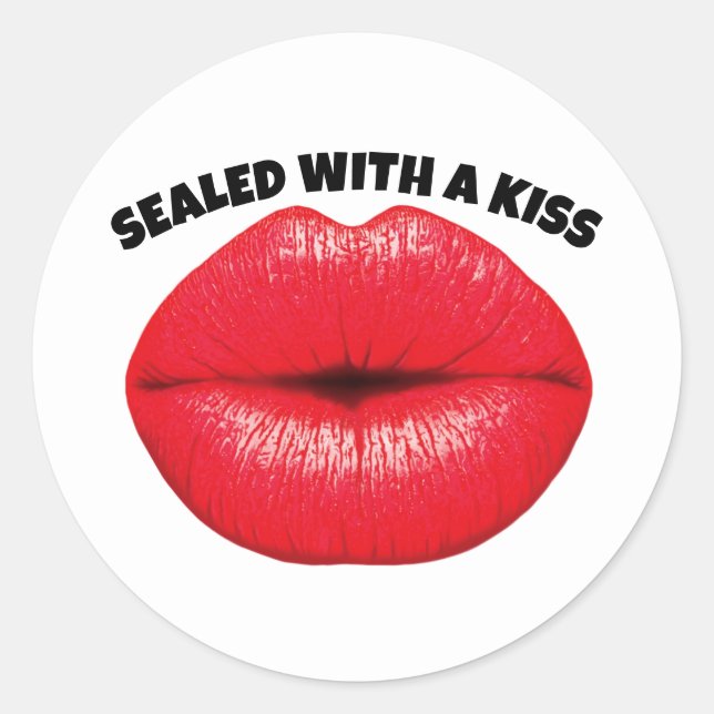 SEALED WITH A KISS, STICKERS (Front)