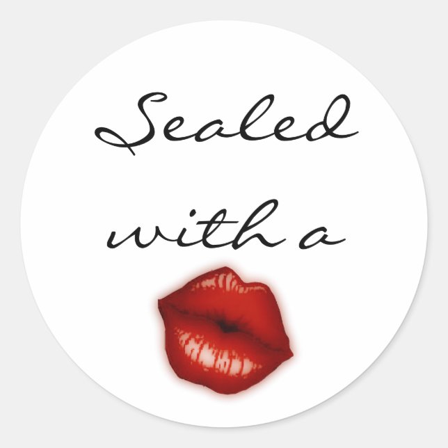 Sealed with a kiss stickers (Front)