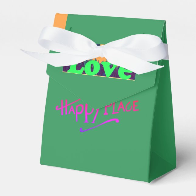 Sealed With Love, You are my Happy Place Favour Box (Front Side)
