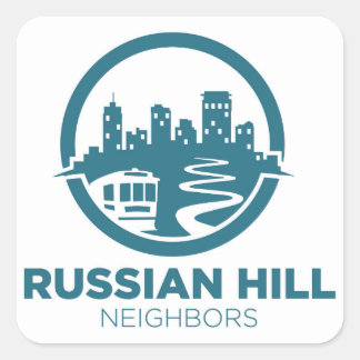 Sealed with neighbourhood pride!  square sticker