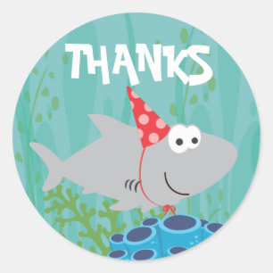 Sealife Aquarium Birthday Sticker