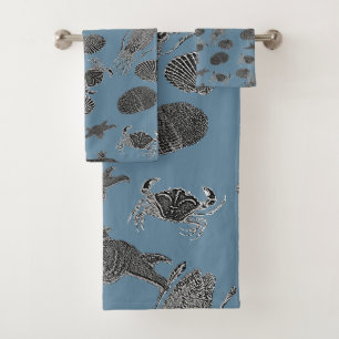 Sealife  bath towel set