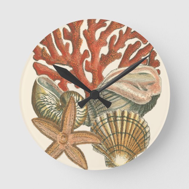 Sealife Collection Round Clock (Front)