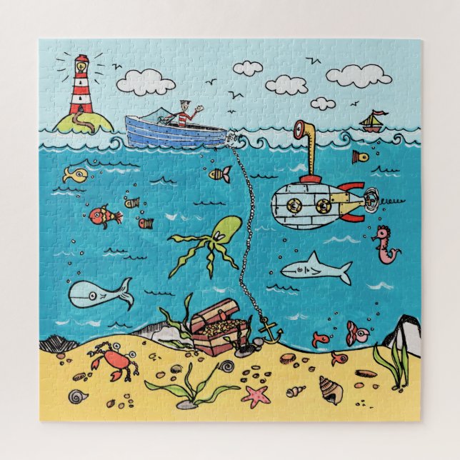 Sealife Under The Sea Jigsaw Puzzle (Vertical)