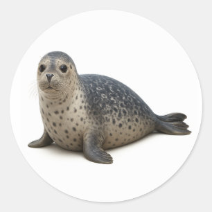 Sealiously Adorable Classic Round Sticker