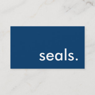 seals. business card