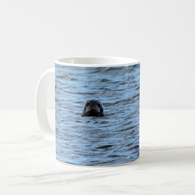 Seals in Orkney (Scotland) Coffee Mug (Front Left)