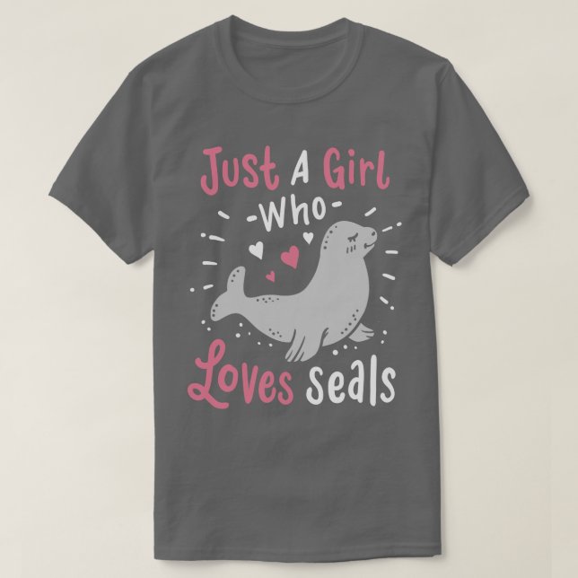 Seals Seal Lover T-Shirt (Design Front)