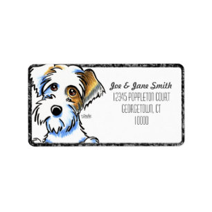 Sealyham Terrier Badger Off-Leash Art™ BK Pencil Label