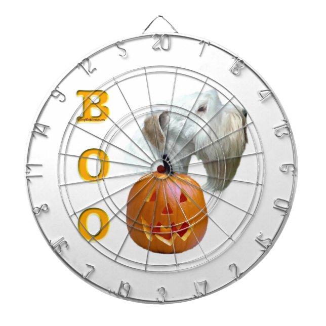 Sealyham Terrier Boo Dartboard (Front)
