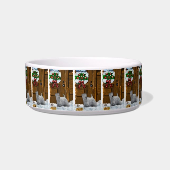 Sealyham Terrier Christmas Bowl (Front)