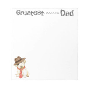 Sealyham Terrier Dad Notepad