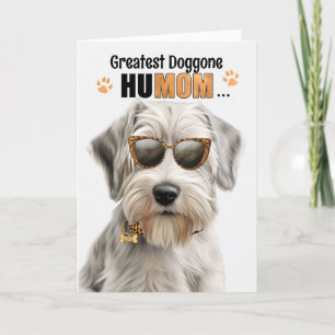 Sealyham Terrier Dog Best HuMOM Ever Mother's Day Holiday Card