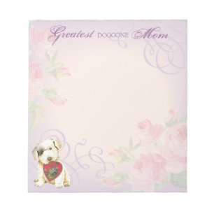 Sealyham Terrier Heart Mum Notepad