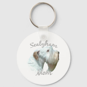 Sealyham Terrier Mum 2 Key Ring