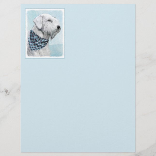 Sealyham Terrier Painting - Cute Original Dog Art (Front)