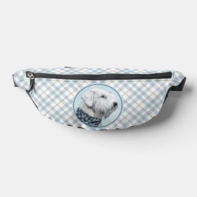 Sealyham Terrier Painting Cute Original Dog Art Bum Bags (Lay Down)