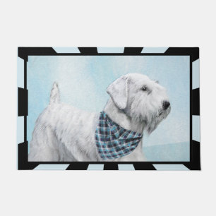 Sealyham Terrier Painting - Cute Original Dog Art Doormat