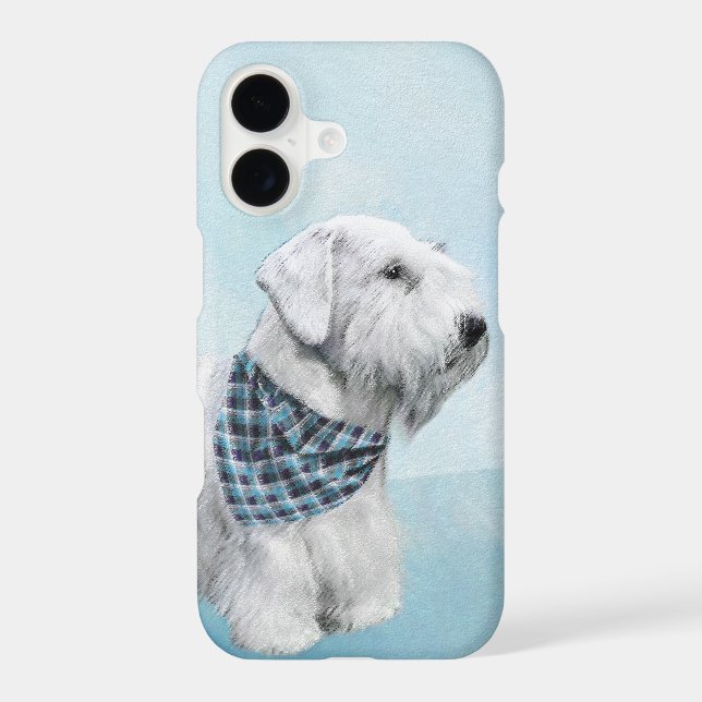 Sealyham Terrier Painting - Cute Original Dog Art iPhone Case (Back)