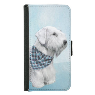 Sealyham Terrier Painting - Cute Original Dog Art Samsung Galaxy S5 Wallet Case