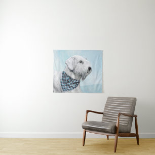 Sealyham Terrier Painting - Cute Original Dog Art Tapestry