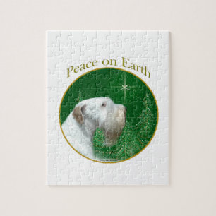 Sealyham Terrier Peace on Earth Jigsaw Puzzle